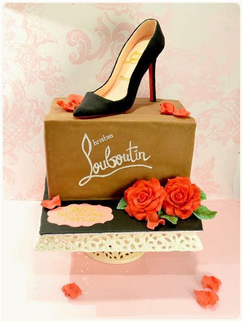 Christian Louboutin Shoe Cake .